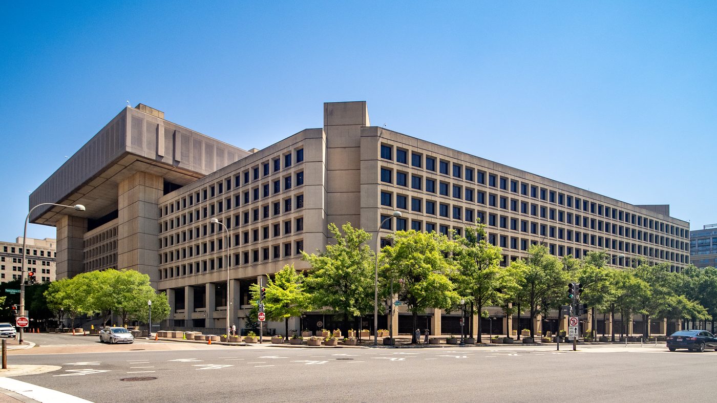 J. Edgar Hoover FBI Building on Pennsylvania Avenue in Washington, D.C.